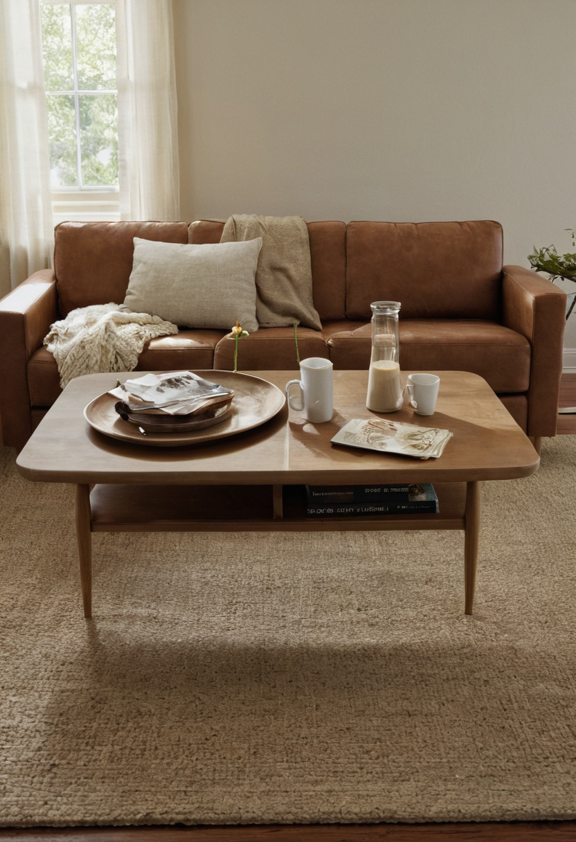 The coffee table must clear the reclining sofa’s complete footrest sweep editorial visual